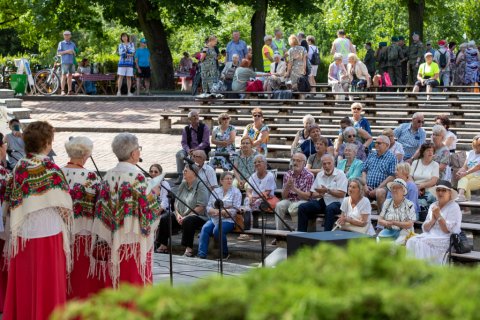 Seniorzy podczas Senioriady