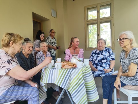 Spotkanie integracyjne koordynatora mieszkań z Mieszkańcami przy ul. Mickiewicza 57 i ul. Podgórskiej 2